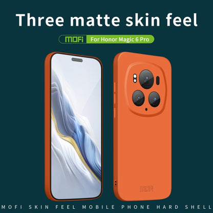 For Honor Magic6 Pro MOFI Qin Series Skin Feel All-inclusive PC Phone Case(Beige) - Honor Cases by MOFI | Online Shopping South Africa | PMC Jewellery