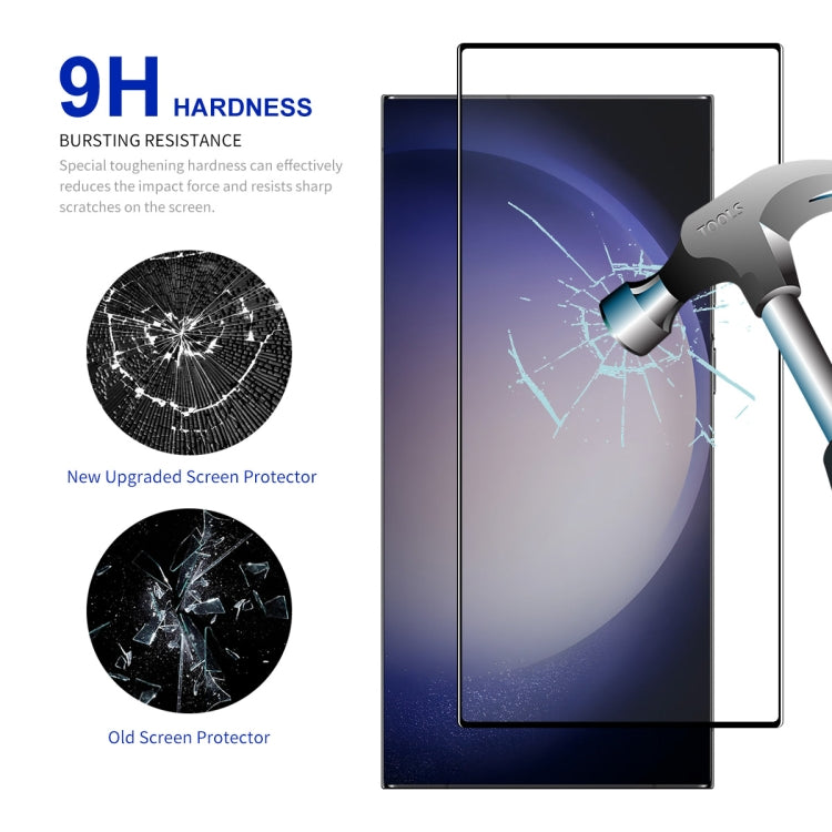 For Samsung Galaxy S24 Ultra 5G ENKAY Hat-Prince 0.18mm High Aluminum-silicon Tempered Glass Film, Support Ultrasonic Fingerprint Unclock - free shipping - PMC Jewellery - Order now!