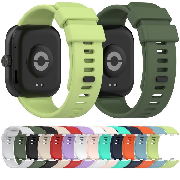 For Redmi Watch 4 Solid Color Silicone Sports Watch Band(Light Blue) - Watch Bands by PMC TechLife | Online Shopping South Africa | PMC TechLife