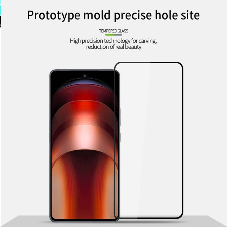 For vivo iQOO Neo9 / Neo9 Pro MOFI 9H 2.5D Full Screen Tempered Glass Film(Black) - vivo Tempered Glass by MOFI | Online Shopping South Africa | PMC TechLife | Buy Now Pay Later Mobicred