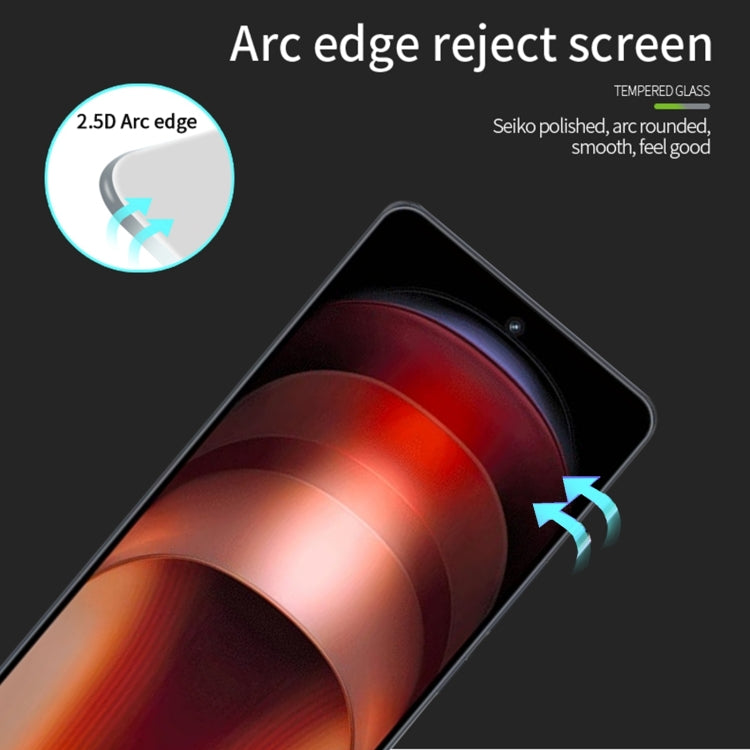 For vivo iQOO Neo9 / Neo9 Pro MOFI 9H 2.5D Full Screen Tempered Glass Film(Black) - vivo Tempered Glass by MOFI | Online Shopping South Africa | PMC TechLife | Buy Now Pay Later Mobicred