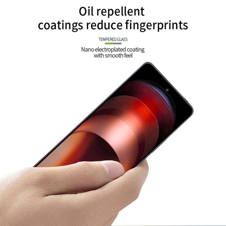 For vivo iQOO Neo9 / Neo9 Pro MOFI 9H 2.5D Full Screen Tempered Glass Film(Black) - vivo Tempered Glass by MOFI | Online Shopping South Africa | PMC TechLife | Buy Now Pay Later Mobicred