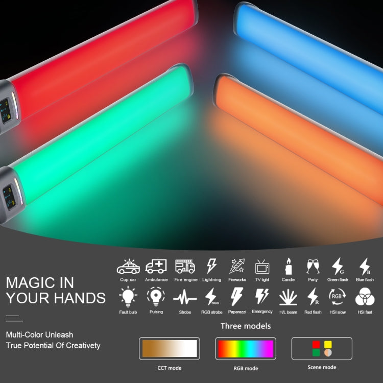 VLOGLITE W270RGB Live Streaming E-Sports Handheld Fill Light LED Studio Light(US Plug) - free shipping - PMC TechLife - Order now!