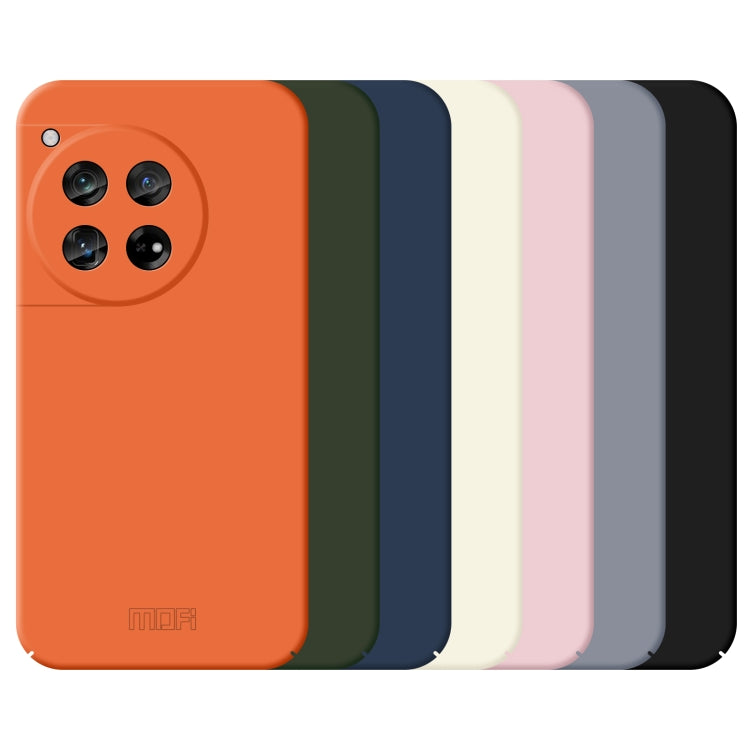 For OnePlus 12 MOFI Qin Series Skin Feel All-inclusive PC Phone Case(Gray) - OnePlus Cases by MOFI | Online Shopping South Africa | PMC TechLife | Buy Now Pay Later Mobicred