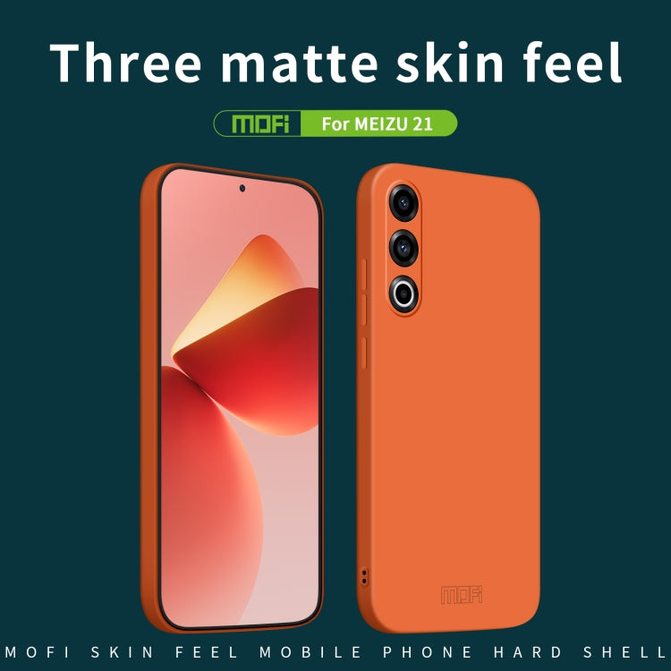 For Meizu 21 MOFI Qin Series Skin Feel All-inclusive PC Phone Case(Black) - Meizu by MOFI | Online Shopping South Africa | PMC TechLife