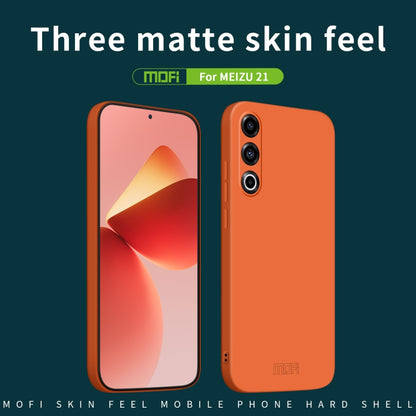 For Meizu 21 MOFI Qin Series Skin Feel All-inclusive PC Phone Case(Orange) - Meizu by MOFI | Online Shopping South Africa | PMC Jewellery