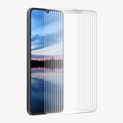 For OPPO A18 / A38 10pcs ENKAY 9H Big Arc Edge High Aluminum-silicon Tempered Glass Film - A18 Tempered Glass by ENKAY | Online Shopping South Africa | PMC Jewellery | Buy Now Pay Later Mobicred