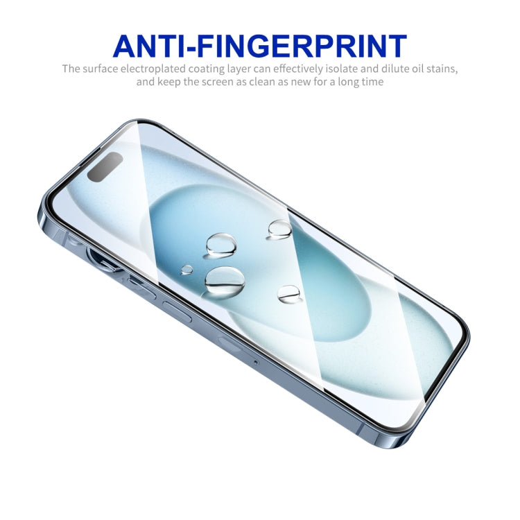 For iPhone 15 ENKAY Easy Install High Alumina Silicon Full Glass Film - iPhone 15 Tempered Glass by ENKAY | Online Shopping South Africa | PMC TechLife | Buy Now Pay Later Mobicred