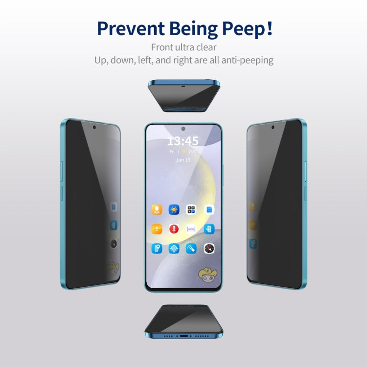 For Samsung Galaxy S24 5G ENKAY Hat-Prince 360 Degree Anti-peeping Privacy Full Screen Tempered Glass Film - free shipping - PMC Jewellery - Order now!