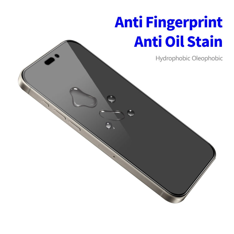 For iPhone 15 Pro Max ENKAY Easy Install Anti-peeping Privacy Full Screen Tempered Glass Film - free shipping - PMC Jewellery - Order now!