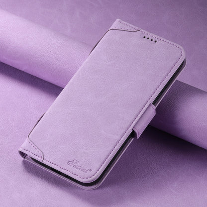 For iPhone 13 Pro SUTENI J07 Multifunctional Horizontal Flip Magsafe Leather Phone Case(Purple) - iPhone 13 Pro Cases by Suteni | Online Shopping South Africa | PMC Jewellery | Buy Now Pay Later Mobicred