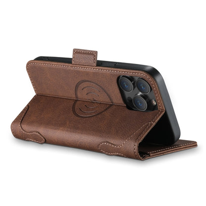 For iPhone 13 Pro Max SUTENI J07 Multifunctional Horizontal Flip Magsafe Leather Phone Case(Brown) - iPhone 13 Pro Max Cases by Suteni | Online Shopping South Africa | PMC Jewellery | Buy Now Pay Later Mobicred