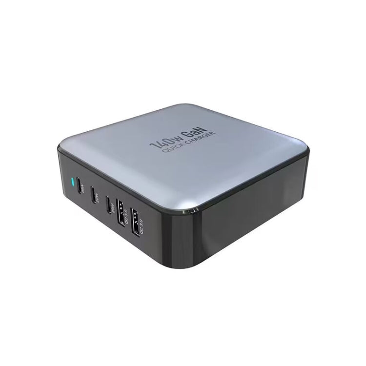 GAN 140W PD65W / PD20W / QC3.0 USB Five Port Laptop Adapter, Plug:AU Plug - Universal Power Adapter by PMC Jewellery | Online Shopping South Africa | PMC Jewellery | Buy Now Pay Later Mobicred