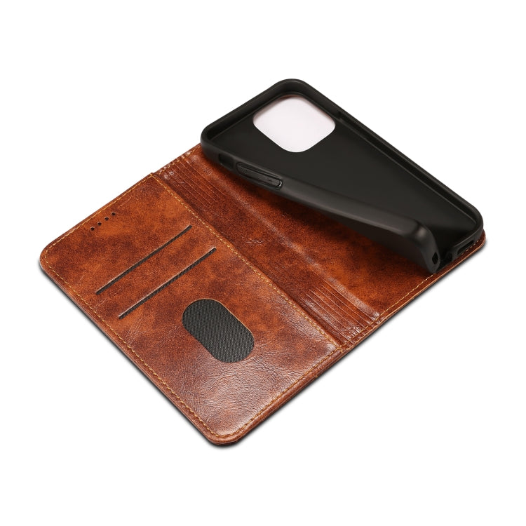 For Samsug Galaxy S24 Ultra 5G Suteni Baroque Calf Texture Buckle Wallet Leather Phone Case(Brown) - free shipping - PMC Jewellery - Order now!