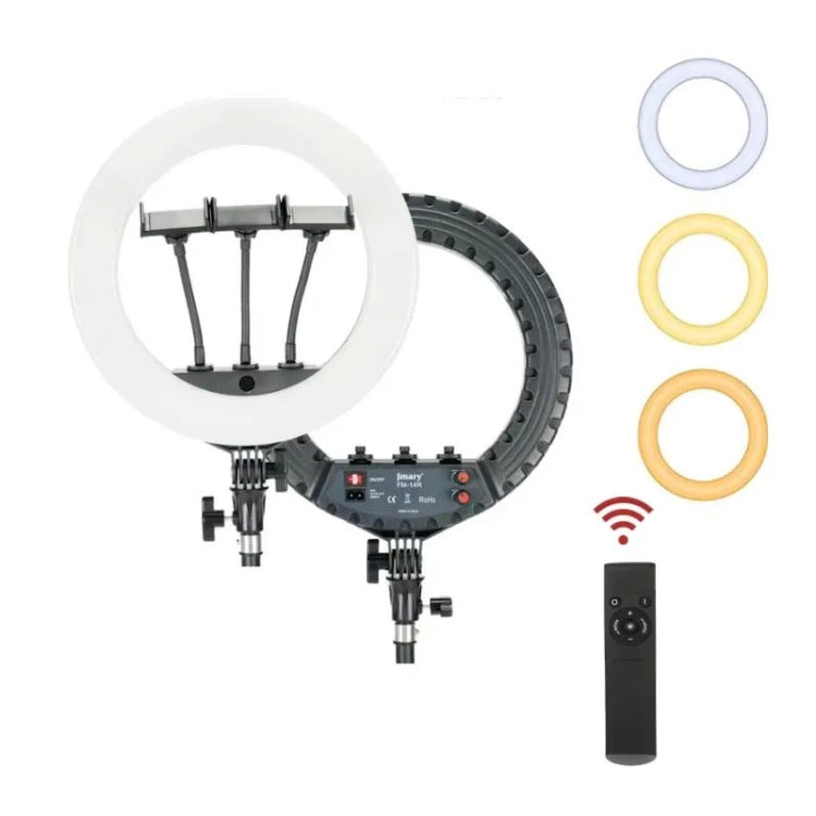 JMARY FM-14R Photography Light 14-inch Live Streaming Ring Light Photography LED Fill Light(US Plug) - free shipping - PMC TechLife - Order now!