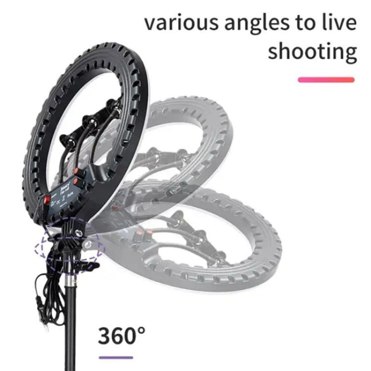 JMARY FM-14R Photography Light 14-inch Live Streaming Ring Light Photography LED Fill Light(US Plug) - free shipping - PMC TechLife - Order now!