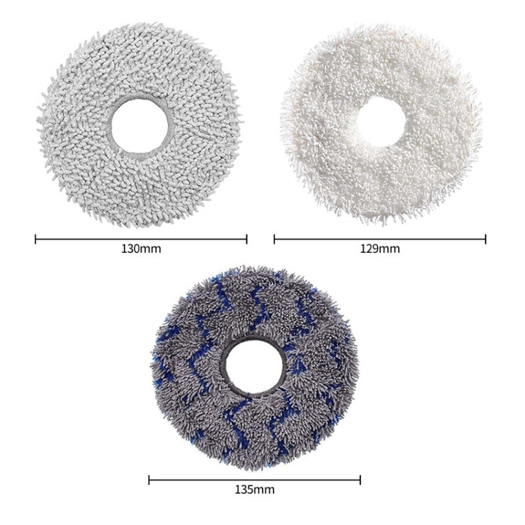 JUNSUNMAY 4pcs Washable Mop Pads Replacement for ECOVACS DEEBOT X1 Turbo / X2 Omni / T20 Pro(White) - free shipping - PMC TechLife - Order now!