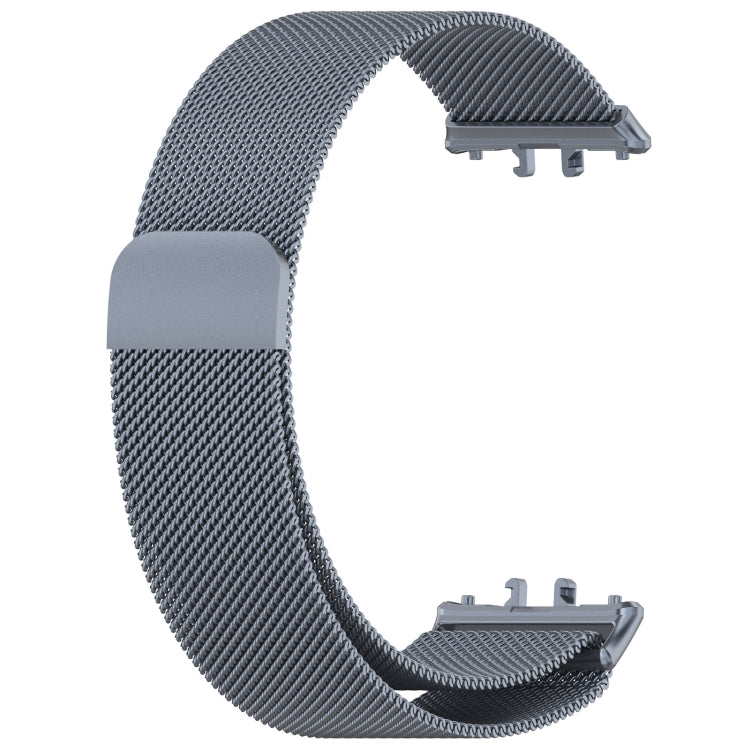 For Samsung Galaxy Fit 3 Milanese Metal Steel Mesh Watch Band(Gray) - Watch Bands by PMC TechLife | Online Shopping South Africa | PMC TechLife