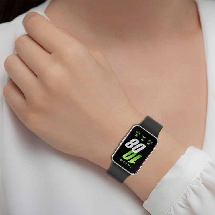 For Samsung Galaxy Fit 3 SM-R390 Solid Color Buckle Silicone Watch Band(Wine Red) - free shipping - PMC TechLife - Order now!