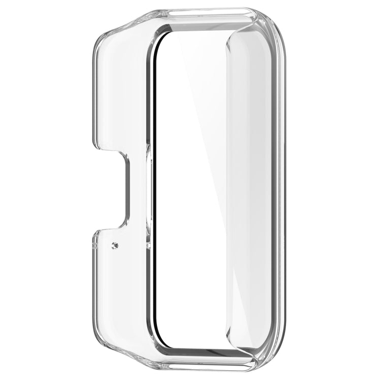 For Samsung Galaxy Fit 3 SM-R390 PC + Tempered Glass Film Integrated Watch Protective Case(Transparent) - Watch Cases by PMC TechLife | Online Shopping South Africa | PMC TechLife