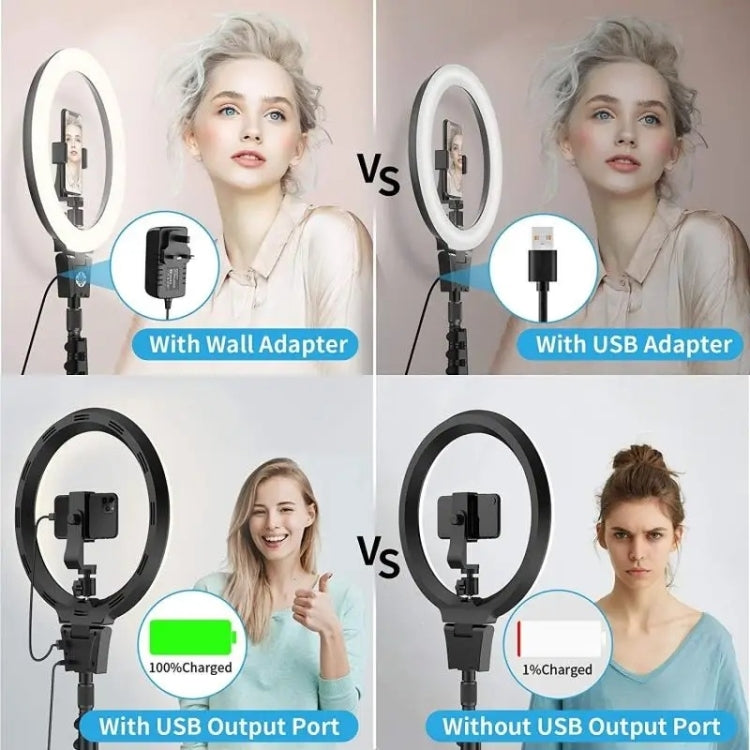 JMARY FM-12R Photography LED Fill Light 12-inch Video Recording Ring Light(US Plug) - free shipping - PMC TechLife - Order now!