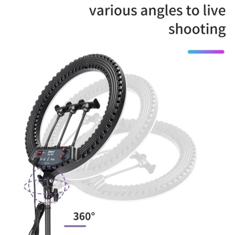 JMARY FM-18R LED Beauty Ring Light 18-inch Photography Live Streaming Fill Light(US Plug) - free shipping - PMC TechLife - Order now!