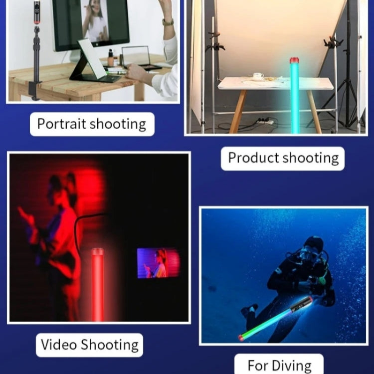 JMARY FM-128RGB Handheld LED Fill Light Outdoor Photography Light Waterproof RGB Light Stick - free shipping - PMC TechLife - Order now!