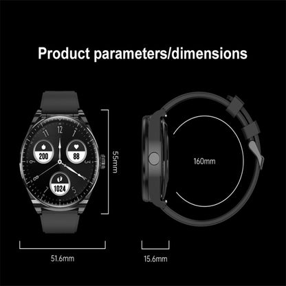 S9 1.53 inch Color Screen Smart Watch, Support Bluetooth Call / Heart Rate / Blood Pressure / Blood Oxygen Monitoring(Black) - Smart Watches by PMC Jewellery | Online Shopping South Africa | PMC Jewellery