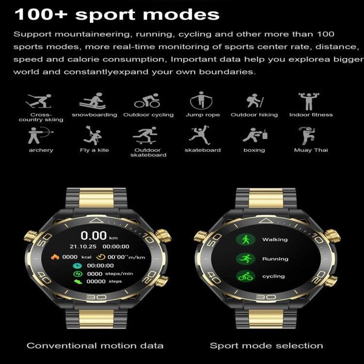 Z91 Pro Max 1.52 inch Color Screen Smart Watch,Support Bluetooth Call / Heart Rate / Blood Pressure / Blood Oxygen Monitoring(Gold) - Smart Watches by PMC Jewellery | Online Shopping South Africa | PMC Jewellery