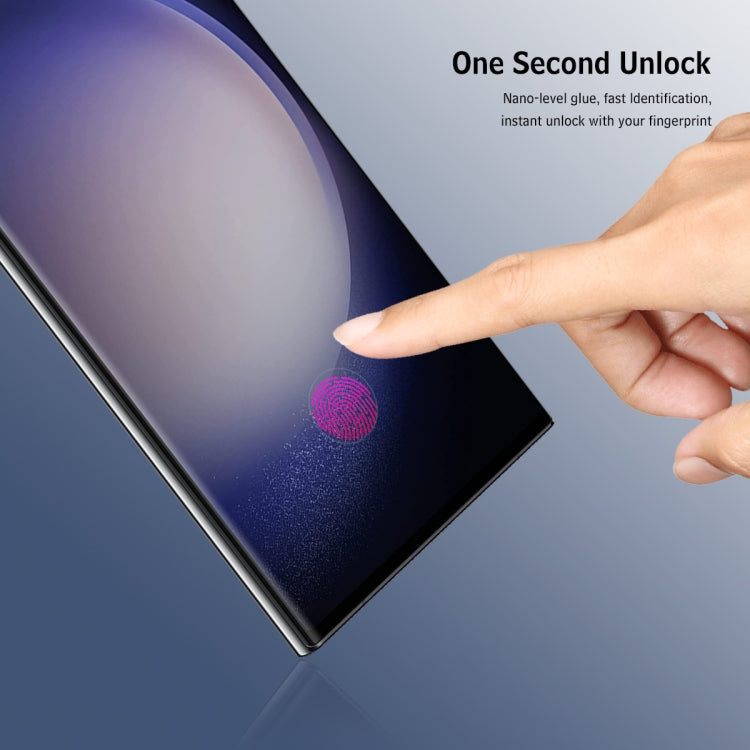 For Samsung Galaxy S23 Ultra 5G ENKAY Easy Install Hot Bending Side Glue Tempered Glass Film - Galaxy S23 Ultra 5G Tempered Glass by ENKAY | Online Shopping South Africa | PMC TechLife | Buy Now Pay Later Mobicred