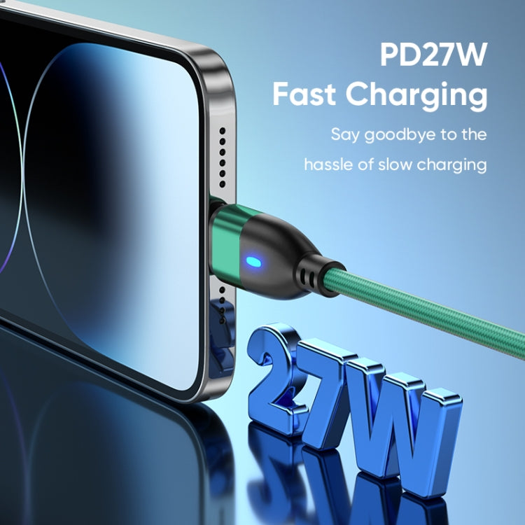 ENKAY 3 in 1 PD100W Type-C to Type-C / 8 Pin / Micro USB Magnetic Fast Charging Cable, Cable Length:1m(Red) - free shipping - PMC Jewellery - Order now!