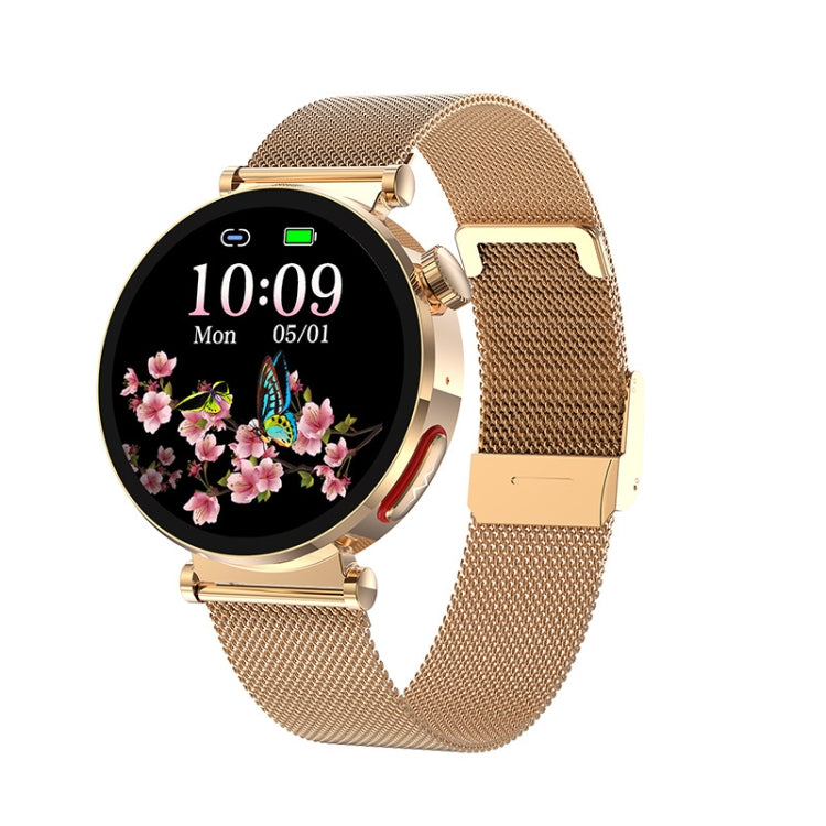 ET490 1.27 inch Color Screen Smart Watch Steel Strap, Support Bluetooth Call / ECG(Gold) - Smart Watches by PMC Jewellery | Online Shopping South Africa | PMC Jewellery