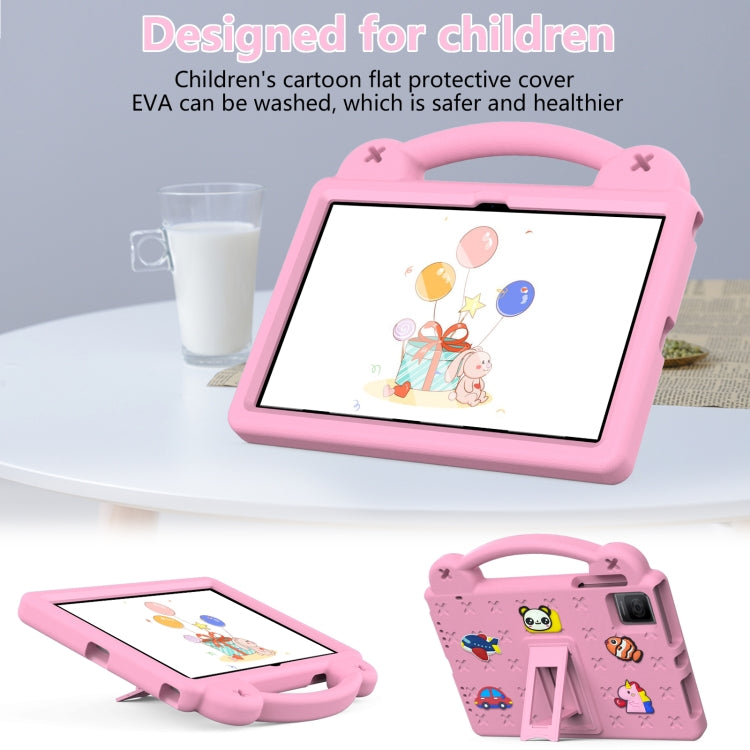 For Blackview Oscal Pad 15 2023 / Tab 11 Handle Kickstand Children EVA Shockproof Tablet Case(Pink) - free shipping - PMC TechLife - Order now!
