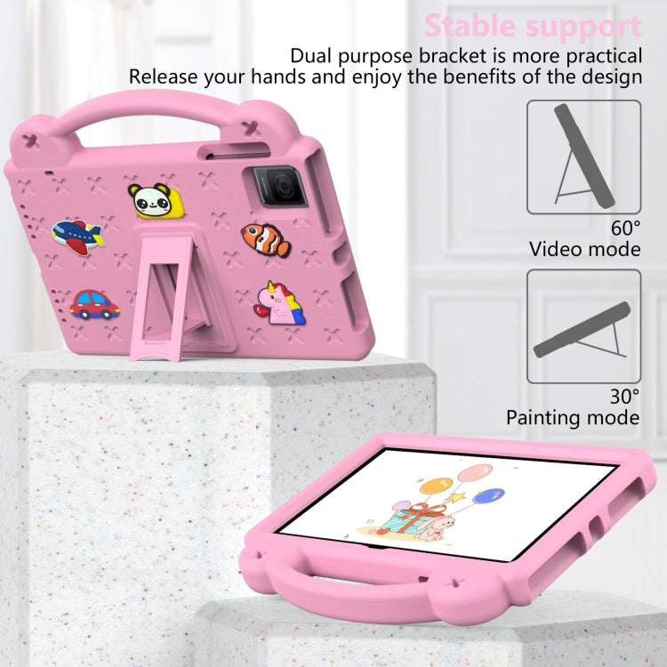 For Blackview Oscal Pad 15 2023 / Tab 11 Handle Kickstand Children EVA Shockproof Tablet Case(Pink) - free shipping - PMC TechLife - Order now!