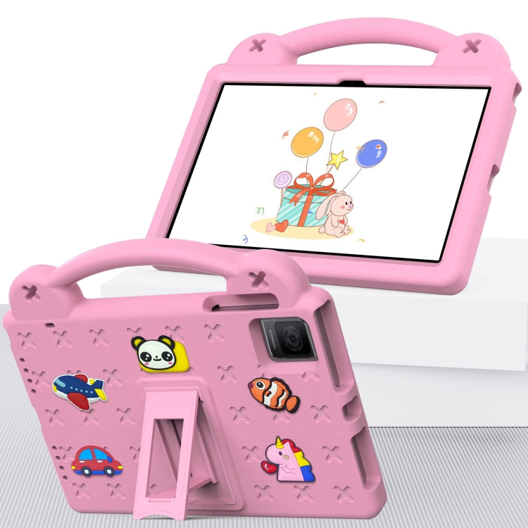 For Blackview Oscal Pad 15 2023 / Tab 11 Handle Kickstand Children EVA Shockproof Tablet Case(Pink) - free shipping - PMC TechLife - Order now!