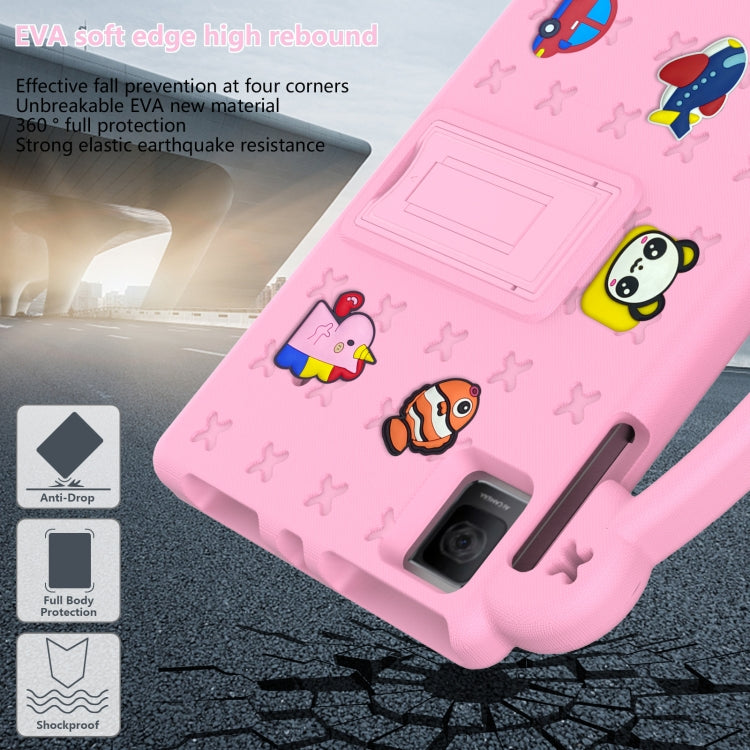 For Blackview Oscal Pad 15 2023 / Tab 11 Handle Kickstand Children EVA Shockproof Tablet Case(Pink) - free shipping - PMC TechLife - Order now!