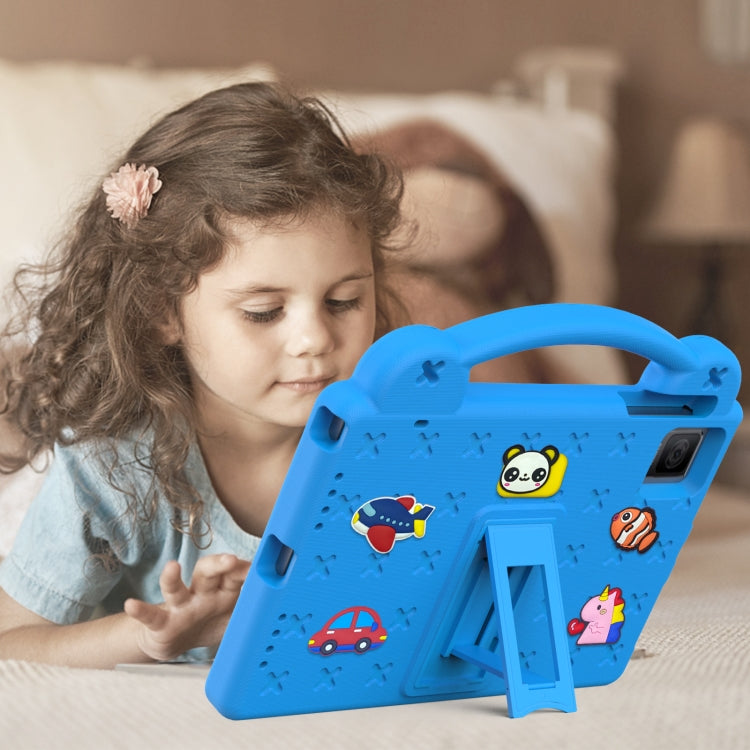 For Blackview Oscal Pad 15 2023 10.36/Tab 11 Handle Kickstand Children EVA Shockproof Tablet Case(Sky Blue) - free shipping - PMC TechLife - Order now!