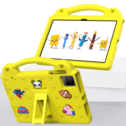 For Blackview Oscal Pad 15 2023 10.36/Tab 11 Handle Kickstand Children EVA Shockproof Tablet Case(Yellow) - Others by PMC Jewellery | Online Shopping South Africa | PMC Jewellery | Buy Now Pay Later Mobicred