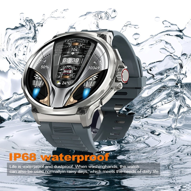 V69 1.85 inch Color Screen Smart Watch, Support Bluetooth Call / Heart Rate / Blood Pressure / Blood Oxygen Monitoring(Silver) - Smart Watches by PMC TechLife | Online Shopping South Africa | PMC TechLife