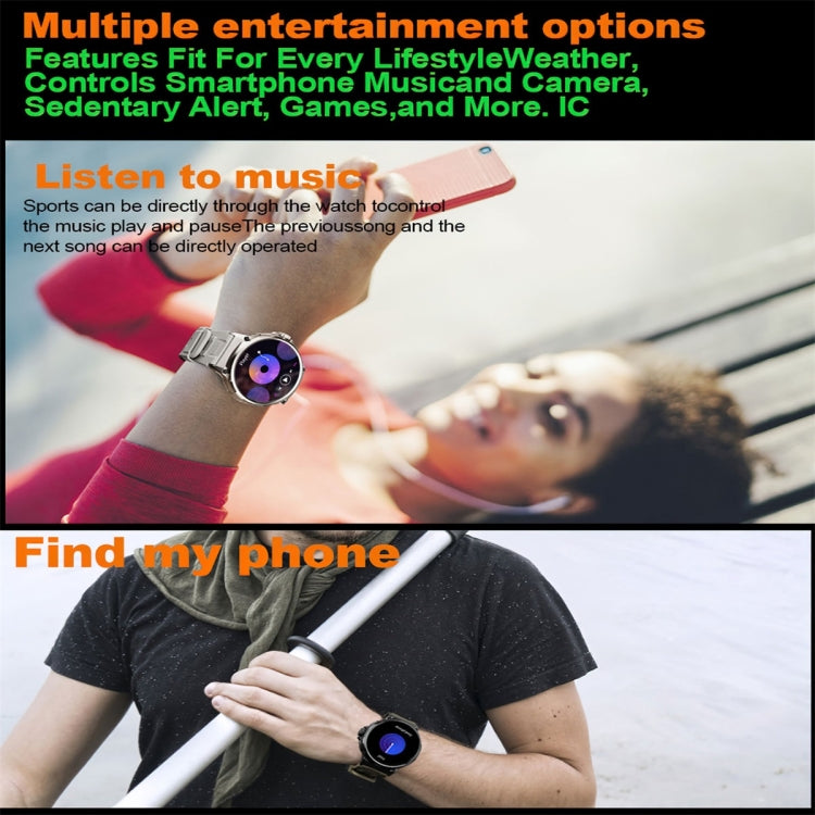 V69 1.85 inch Color Screen Smart Watch, Support Bluetooth Call / Heart Rate / Blood Pressure / Blood Oxygen Monitoring(Black) - Smart Watches by PMC TechLife | Online Shopping South Africa | PMC TechLife | Buy Now Pay Later Mobicred