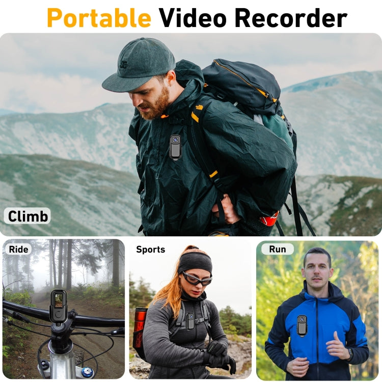 L11 Action Cam Sport DV Video Recording Pocket Camera 0.96 inch 1080P Mini Camera(Black) - Video Cameras by PMC TechLife | Online Shopping South Africa | PMC TechLife | Buy Now Pay Later Mobicred