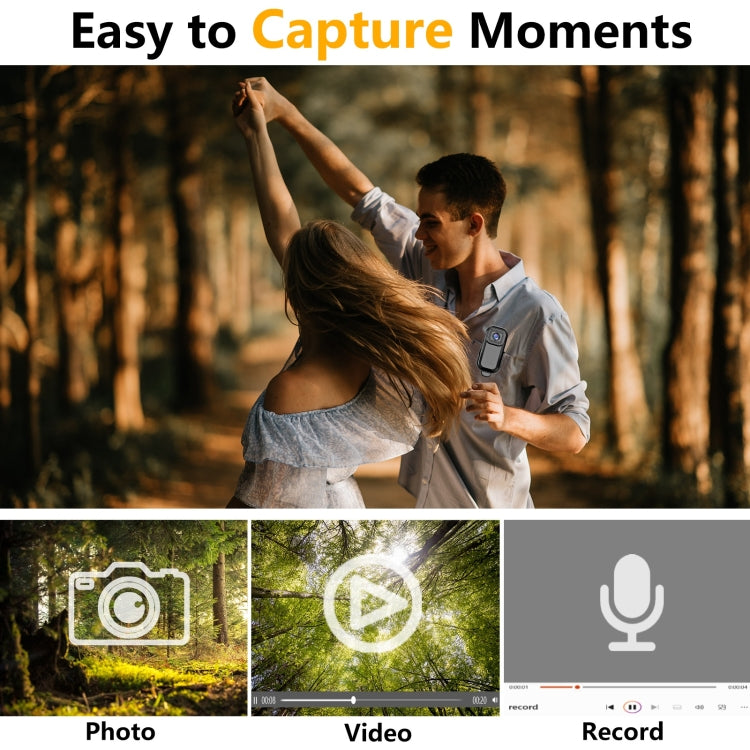 L11 Action Cam Sport DV Video Recording Pocket Camera 0.96 inch 1080P Mini Camera(Black) - Video Cameras by PMC TechLife | Online Shopping South Africa | PMC TechLife | Buy Now Pay Later Mobicred