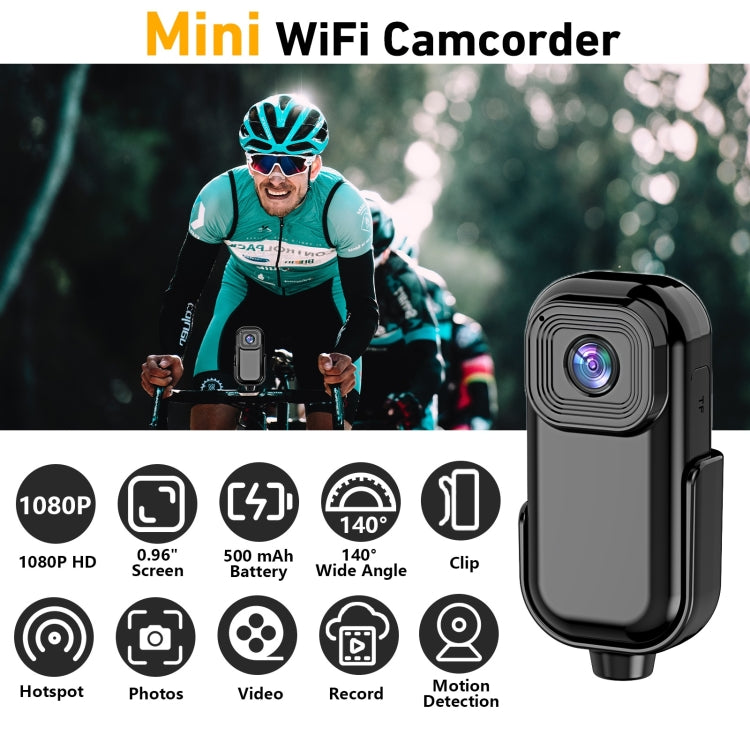 L11 Action Cam Sport DV Video Recording Pocket Camera 0.96 inch 1080P Mini Camera(Black) - Video Cameras by PMC Jewellery | Online Shopping South Africa | PMC Jewellery | Buy Now Pay Later Mobicred