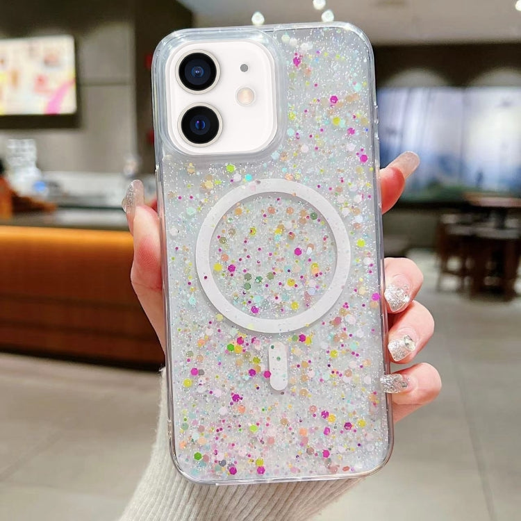 For iPhone 12 Explosive Flash Gradient MagSafe TPU Phone Case(Colour) - iPhone 12 / 12 Pro Cases by PMC TechLife | Online Shopping South Africa | PMC TechLife