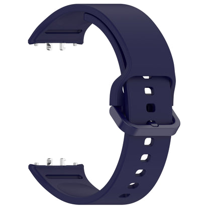 For Samsung Galaxy Fit 3 Solid Color Colorful Buckle Silicone Watch Band(Dark Blue) - Watch Bands by PMC Jewellery | Online Shopping South Africa | PMC Jewellery