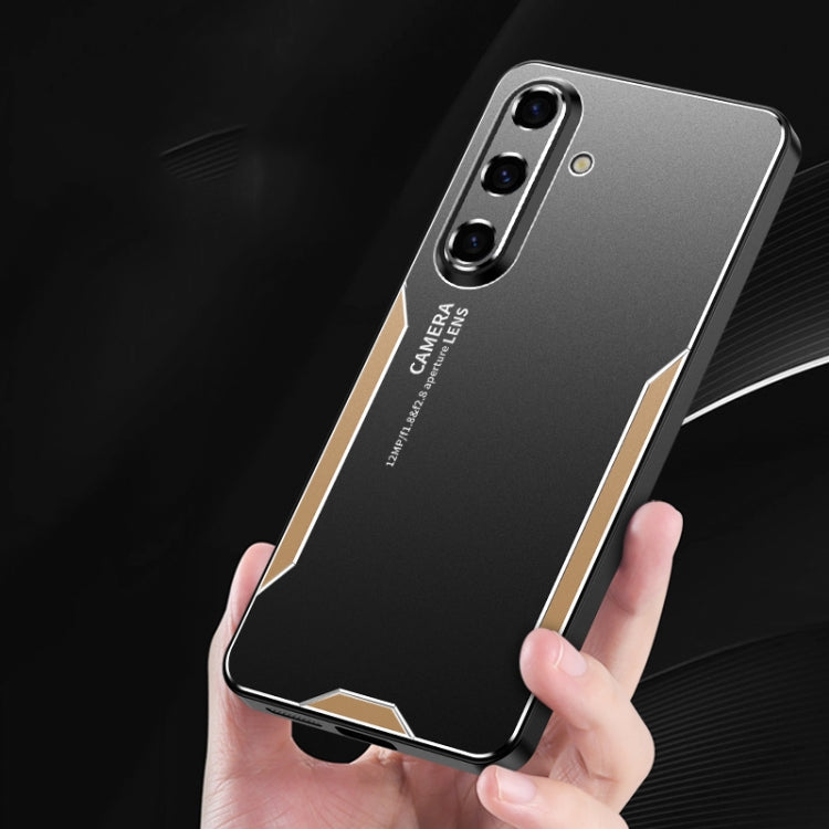 For Samsung Galaxy S25 5G Blade Series TPU Hybrid Metal Phone Case(Red) - free shipping - PMC Jewellery - Order now!