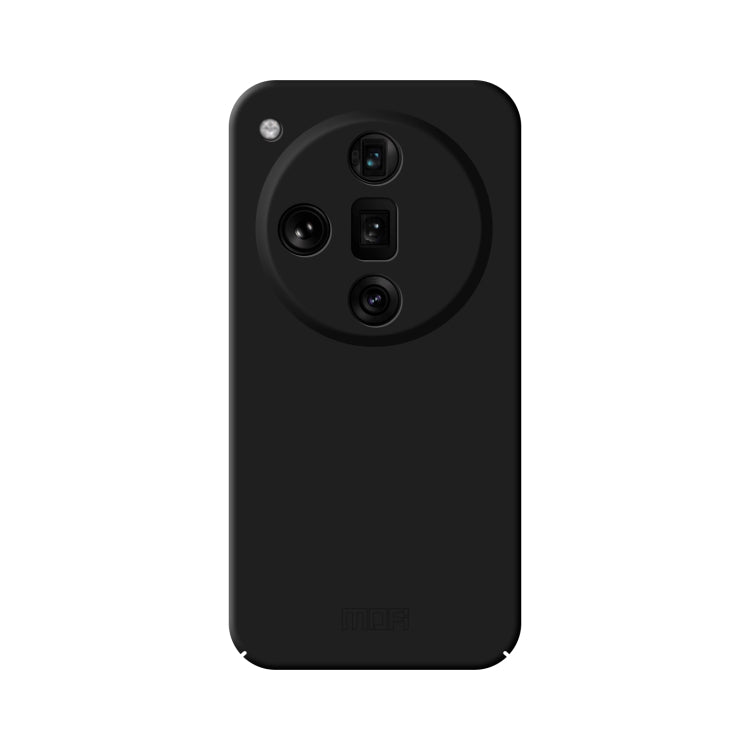 For OPPO Find X7 MOFI Qin Series Skin Feel All-inclusive PC Phone Case(Black) - Find X7 Cases by MOFI | Online Shopping South Africa | PMC TechLife