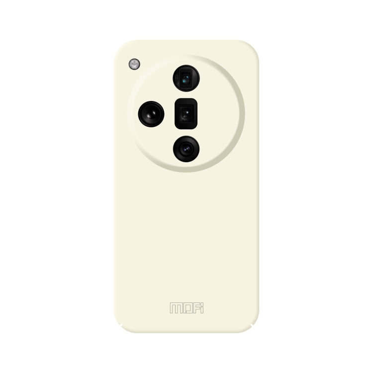 For OPPO Find X7 MOFI Qin Series Skin Feel All-inclusive PC Phone Case(Beige) - Find X7 Cases by MOFI | Online Shopping South Africa | PMC Jewellery