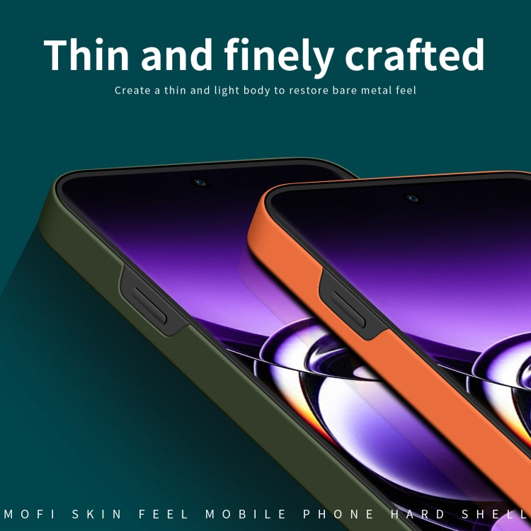 For OPPO Find X7 MOFI Qin Series Skin Feel All-inclusive PC Phone Case(Beige) - Find X7 Cases by MOFI | Online Shopping South Africa | PMC TechLife