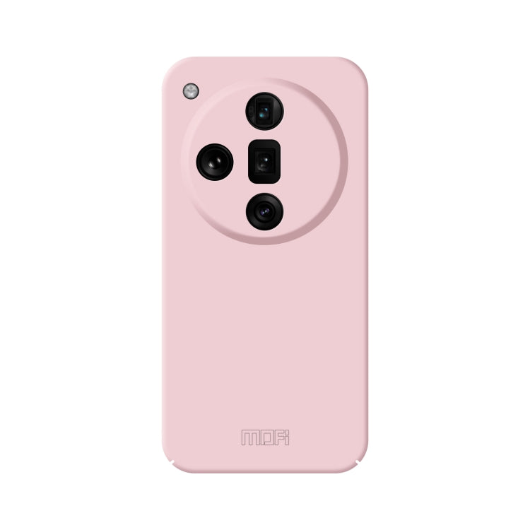 For OPPO Find X7 Ultra MOFI Qin Series Skin Feel All-inclusive PC Phone Case(Pink) - Find X7 Ultra Cases by MOFI | Online Shopping South Africa | PMC Jewellery